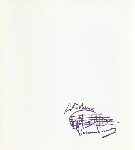 Bayerische Staatsoper, Peter Jonas, Klaus Schultz, Edgar Baitzel, Krista Thiele: Programmheft Giacomo Puccini: LA BOHEME anläßlich der 500. Aufführung im Oktober 1979 Spielzeit 1993 / 94 (18). 