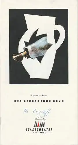Stadttheate Hildesheim, Klaus Engeroff, Jörg Gade: Programmheft Heinrich von Kleist: Der zerbrochne Krug Premiere 22. Januar 1994. Spielzeit 1993 / 94 Heft 8 (18). 
