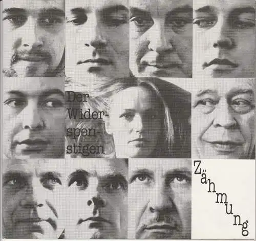 Saarländisches Staatstheater Saarbrücken, Susanne Berger, Matthias Held: Programmheft William Shakespeare: Der Widerspenstigen Zähmung. Premiere 31. März 1984 im Großen Haus Spielzeit 1983 / 84 (18). 