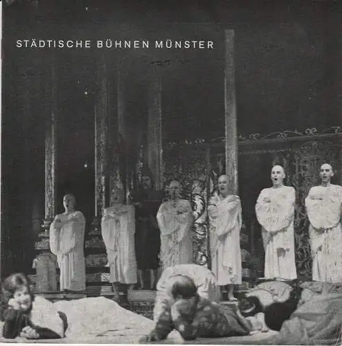 Städtische Bühnen Münster, Horst Gnekow: Städtische Bühnen Münster  Spielzeit 1969 / 70 Information 13 (18). 
