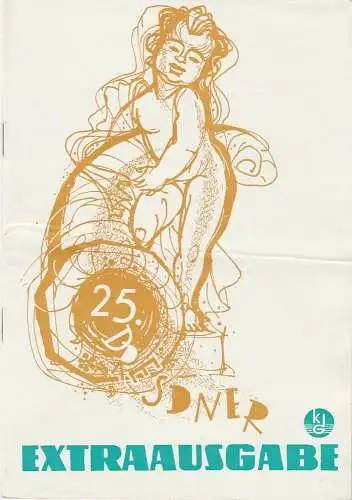 VEB Konzert. Und Gastspieldirektion Dresden, Günther R. Rehschuh, H. Jockusch: Programmheft 25. Dresdner Extraausgabe (18). 