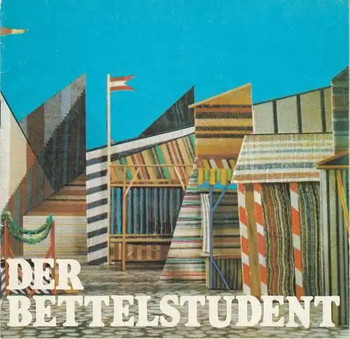 Komische Oper Berlin, Joachim Großkreutz: Programmheft Karl Millöcker: DER BETTELSTUDENT 25. Februar 1981 (18). 