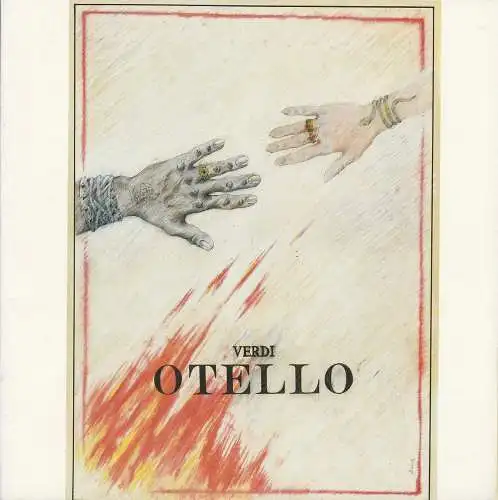 Niedersächsische Staatstheater Hannover, Oper: Programmheft Giuseppe Verdi: OTELLO Premiere 21. April 1984 Spielzeit 1983 / 84 Heft 9 (18). 