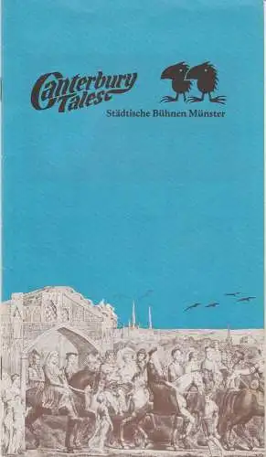 Städtische Bühnen Münster, Karl Wesseler, Klaus-Edgar Wichmann: Programmheft CANTERBURY TALES Spielzeit 1983 / 84 Heft 13 (18). 