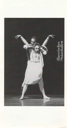 Bayerische Staatsoper, Bayerisches Staatsballett, Peter Jonas, Zubin Mehta, Ivan Liska: Programmheft DER WIDERSPENSTIGEN ZÄHMUNG. Ballett von John Cranko 22. Februar 2002 Nationaltheater München (18). 