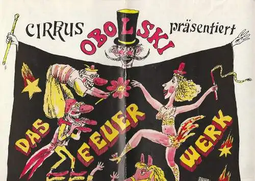 Leipziger Theater, Karl Kayser, Christoph Hamm, Marita Müller, Volker Wendt: Programmheft Charell / Amstein DAS FEUERWERK Spielzeit 1977 / 78 Heft 20 (18). 