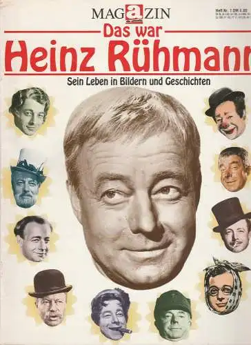 Magazin die aktuelle, Bob Borrink, Patrick Engel: DAS WAR HEINZ RÜHMANN Magazin die aktuelle Heft Nr. 1 (18). 