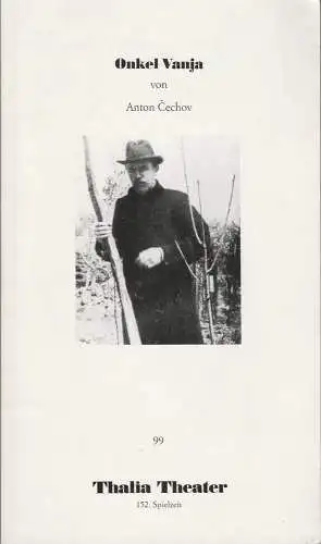 Thalia Theater, Jürgen Flimm, Heinz-Werner Köster, Ludwig von Otting, Wolfgang Wiens: Programmheft Anton Cechov ONKEL VANJA Premiere 7. Januar 1995 Spielzeit 1994 / 95 ( Wanja Tschechow ) (18). 