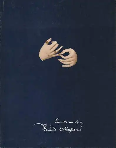 Schauspiel Frankfurt, Wolfgang Storch: Programmheft William Shakespeare KÖNIG RICHARD DER DRITTE Premiere 14. November 1981 Spielzeit 1981 / 82 (18). 