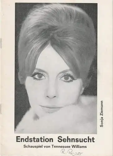 Schweizer Tournee-Theater, Basel: Programmheft ENDSTATION SEHNSUCHT von Tennessee Williams Spielzeit  1972 (18). 