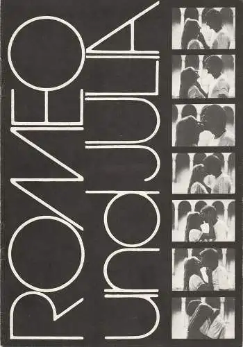 Komische Oper, Karin Feister, Hartmut Henning: Programmheft William Shakespeares / Sergej Prokofjew ROMEO UND JULIA 11. Januar 1985 (18). 