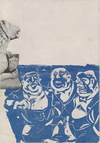 Deutsche Volksbühne Dresden, Peter Palitzsch, Karl von Appen, Haupt: Programmheft DER LÖWE AUF DEM MARKTPLATZ. Satirisches Lustspiel von Ilja Ehrenburg (18). 