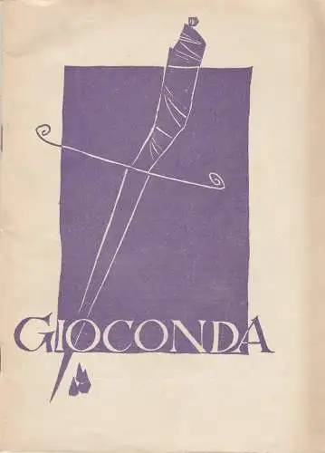 Panstwowa Opera We Wroclawiu, Kazimierz Wilkomirski, Janusz Tartyllo, Marian Kornicki ( Fotografie z proby ): Programmheft Amilcare Ponchielli: GIOCONDA Premiera 9 Lutego 1958 (18). 