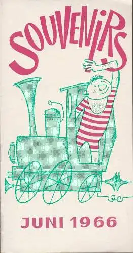 VEB Konzert- und Gastspieldirektion Karl-Marx-Stadt, Walter Gehre: Programmheft SOUVENIRS Juni 1966 Grossvariete Lindenhof Zwickau / Kulturpalast Karl-Marx-Stadt (18). 