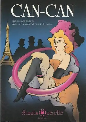 Staatsoperette Dresden, Wolfgang Schaller, Carin Marquardt, Marcella Gerstenberger: Programmheft CAN-CAN Musical von Cole Porter Spielzeit 2003 / 2004 Heft 3 (18). 