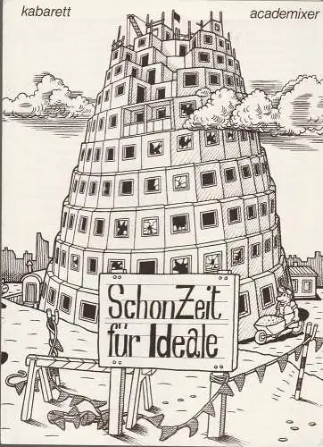 Kabarett Academixer, Jürgen Hart, DDR: Programmheft SchonZeit für Ideale. Premiere 7. Februar 1983 academixer-keller (18). 