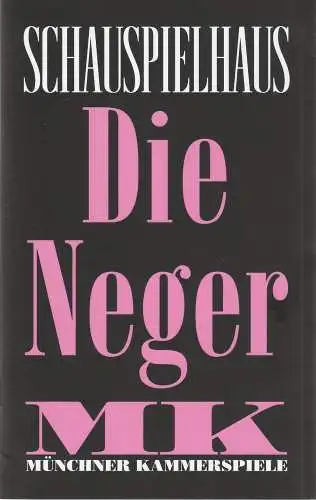 Münchner Kammerspiele, Johan Simons, Michaela Predeick, Koen Tachelet, Rita Thiele, Julian Röder ( Probenfotos ): Programmheft DIE NEGER Clownerie von Jean Genet Premiere 3. Juni 2014 Wiener Festwochen Spielzeit 2013 / 2014 (18). 
