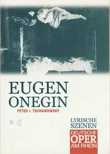 Deutsche Oper am Rhein, Tobias Richter, Sven Maier: Programmheft Peter Iljitsch Tschaikowsky EUGEN ONEGIN Premiere 3. Dezember 2004 Opernhaus Düsseldorf (18). 