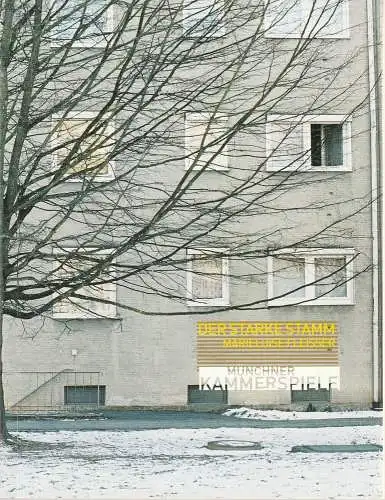 Münchner Kammerspiele, Frank Baumbauer, Marion Tiedtke, Fenja Spiess: Programmheft Marieluise Fleisser DER STARKE STAMM Premiere 22. Januar 2002 Spielzeit 2001 / 2002 (18). 