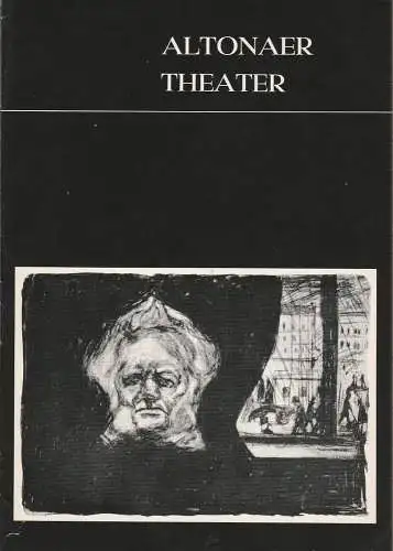 Altonaer Theater, Hans Fitze, Wilhelm Allgayer, Günther Riebold, Rena Prozesky: Programmheft Henrik Ibsen GESPENSTER Spielzeit 1976 / 77 (18). 