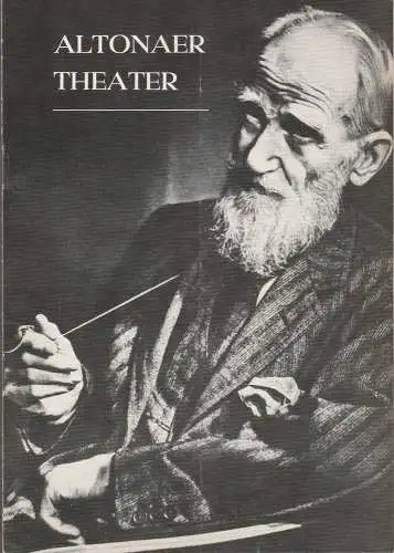 Altonaer Theater, Hans Fitze, Wilhelm Allgayer, Günther Reibold, Rena Prozesky, Jutta Ungelenk-Stamp ( Fotos ): Programmheft George Bernard Shaw DIE HEILIGE JOHANNA Spielzeit 1975 / 76 (18). 