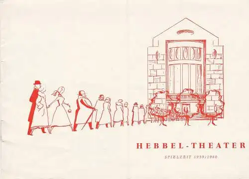 Hebbel-Theater Berlin, Rudolf Külüs, Hanns Schuster: Programmheft Uraufführung Flatow / Pillau DAS FENSTER ZUM FLUR 20. Januar 1960 Spielzeit 1959 / 60 (18). 