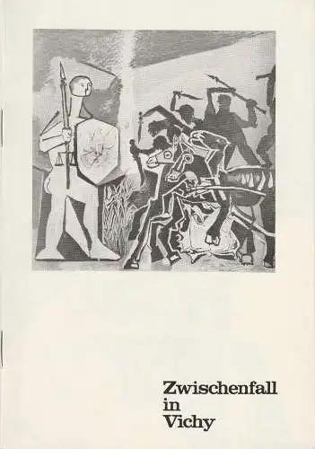 Deutsches Theater Staatstheater der DDR, Wolfgang Heinz, Martin Linzer, Klaus Pfützner, Horst Wodtke: Programmheft Arthur Miller ZWISCHENFALL IN VICHY Premiere 4. Oktober 1965 Spielzeit 1965 / 66 Heft 2 (18). 
