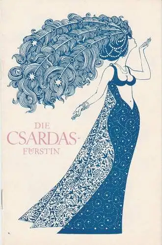 Metropol-Theater Hans Pitra, Rainer Northmann, Axel Bertram: Programmheft Emmerich Kalman DIE CSARDASFÜRSTIN Operette Spielzeit 1969 / 70 (18). 