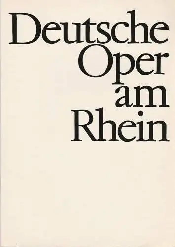 Deutsche Oper am Rhein, Theatergemeinschaft Düsseldorf - Duisburg, Grischa Barfuss, Rolf Trouwborst, Manfred von Stein: Programmheft Benjamin Britten EIN SOMMERNACHTSTRAUM Spielzeit 1966 / 67 (18). 