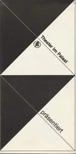 Theater im Palast, Vera Oelschlegel, Gabriele Bigott: Programmheft LESUNG UND GESPRÄCH MIT VLADIMIR POZNER 24. November 1983 8. Spielzeit 1983 (18). 