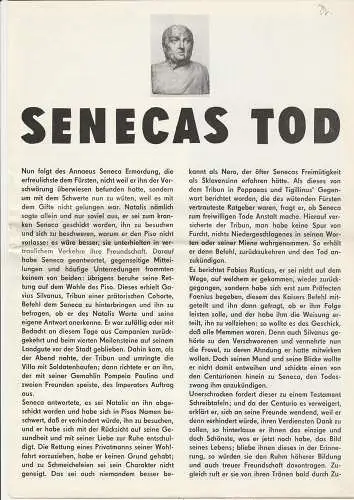 Deutsches Theater Berlin Staatstheater der DDR, Gerhard Wolfram, Alexander Weigel: Programmheft Uraufführung SENECAS TOD. Schauspiel von Peter Hacks. Premiere 27. September 1980 Spielzeit 1980 / 81 (18). 
