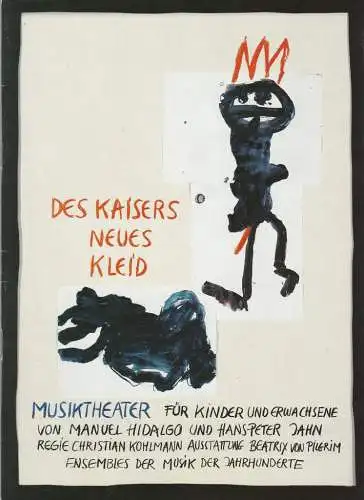 Stuttgarter Hofkonzerte, Renaissancehof Altes Schloß Stuttgart: Programmheft Manuel Hildago DES KAISERS NEUES KLEID 12. Juli 1996 (18). 