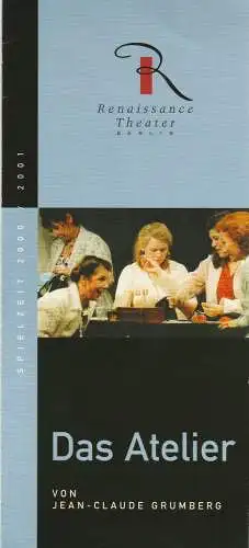 Renaissance Theater Berlin, Neue Theater-Betriebs GmbH, Horst-H. Filohn, Steffi Recknagel, David Baltzer ( Fotos ): Programmheft Jean-Claude Grumberg DAS ATELIER Premiere 24. Oktober 2000 Spielzeit 2000 / 2001 (18). 