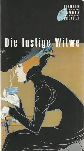 Tiroler Landestheater, Dominique Mentha, Birgit Meyer: Programmheft Franz Lehar DIE LUSTIGE WITWE Premiere 31. Oktober 1998 Spielzeit 1998 / 99 (18). 