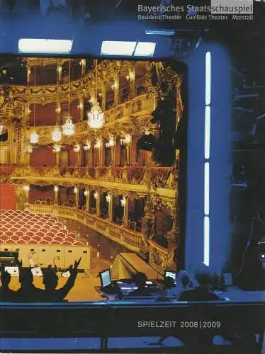 Bayerisches Staatsschauspiel, Dieter Dorn, Gunnar Klattenhoff, Thomas Dashuber: Residenz Theater Cuvillies Theater Marstall Spielzeit 2008 / 09 (18). 