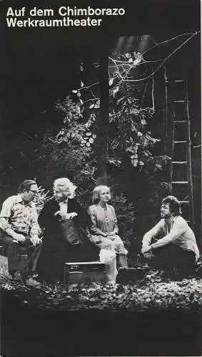Münchner Kammerspiele, Hans-Reinhard Müller, Ernst Wendt, Wolfgang Zimmermann, Hildegard Steinmetz: Programmheft Tankred Dorst AUF DEM CHIMBORAZO Premiere 16. Dezember 1976 Werkraumtheater Spielzeit 1976 / 77 (18). 