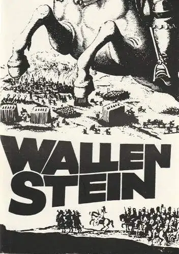 Leipziger Theater, Karl Kayser, Christoph Hamm, Hanne Röple, Isolde Hamm: Programmheft Friedrich Schiller WALLENSTEIN Premiere 20. Januar 1974 Schauspielhaus (18). 