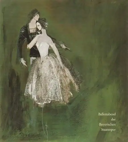 Bayerische Staatsoper, Wolfgang Sawallisch, Edmund Gleede, Peter Farmer: Programmheft  Peter. I. Tschaikowsky ONEGIN Premiere 4.April 1983 (18). 