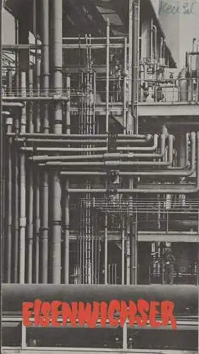 Bühnen der Stadt Köln, Helmut Drese, Gunter Schäble, Roland Kabelitz, Klaus Fischer-Bernem: Programmheft Heinrich Henkel EISENWICHSER 1971 (18). 