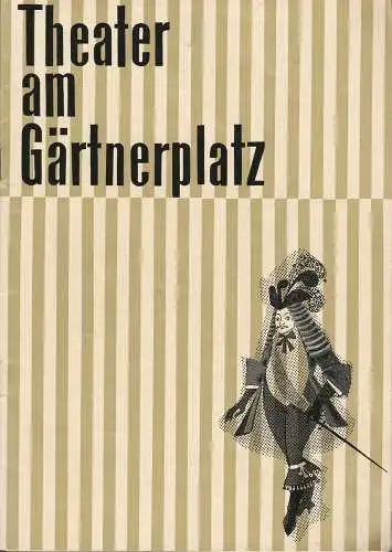 Bayerische Staatstheater, Arno Assmann, Max Bignens, Fritz Andre Kracht, Horst Giessner: Programmheft Johann Strauss EINE NACHT IN VENEDIG Premiere 21. September 1962 Theater am Gärtnerplatz Spielzeit 1962 / 63 Heft 1 (18). 