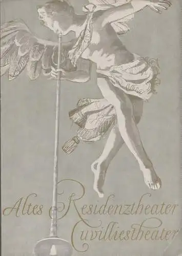 Bayerisches Staatsschauspiel, Helmut Henrichs, Eckart Stein: Programmheft William Shakespeare VIEL LÄRM UM NICHTS Premiere 22. Dezember 1960 Altes Residenztheater ( Cuvillies Theater ) Spielzeit  1960 / 61 Heft 2 (18). 