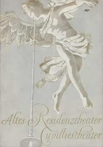 Bayerisches Staatsschauspiel, Helmut Henrichs, Ernst Wendt: Programmheft Moliere DER GEIZIGE Premiere 29. Oktober 1967 Altes Residenztheater Cuvillies Theater (18). 