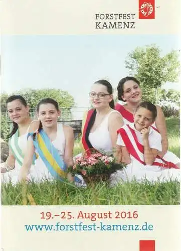 Lessingstadt Kamenz, Stadtverwaltung Kamenz, Anne Hasselbach: Programmheft Kamenzer Forstfest 19. bis 25. August 2916 (18). 