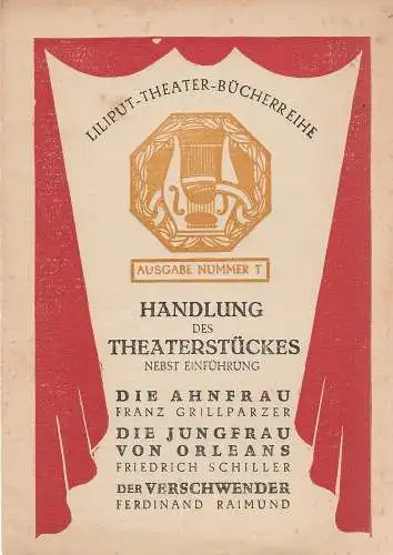 Liliput: Liliput Theater Bücherreihe Ausgabe Nummer T (18). 