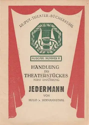 Liliput: Liliput Theater Bücherreihe Ausgabe Nummer R (18). 