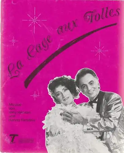 Stadttheater Bremerhaven, Dirk Böttger, Bruno Scharnberg: Programmheft Jerry Herman / Harvey Fierstein LA CAGE AUX FOLLES Premiere 25. September 1993 Großes Haus Spielzeit 1993 / 94 Heft 4 (18). 
