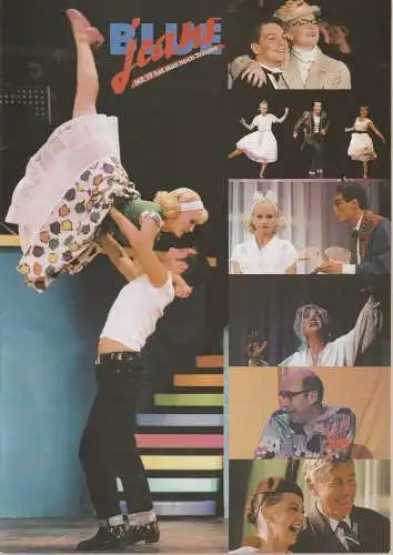 EURO-STUDIO, Konzertdirektion Landgraf, Birgit Landgraf, Michael Schmid, Grenzlandtheater Aachen: Programmheft BLUE JEANS. Mit 17 hat man noch Träume. Eine Unterhaltungsrevue von Jürg Buth und Ulf Dietrich (18). 
