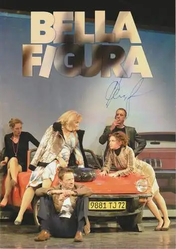 EURO-STUDIO, Konzertdirektion Landgraf, Birgit Landgraf, Ulrike Brambeer: Programmheft Yasmina Reza BELLA FIGURA Premiere 9.1.2018 Kleines Theater Wahlstedt (18). 
