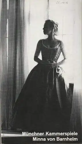 Münchner Kammerspiele, Hans-Reinhard Müller, Wolfgang Zimmermann, Hildegard Steinmetz ( Fotos ): Programmheft Gotthold Ephraim Lessing: Minna von Barnhelm oder Das Soldatenglück. Premiere 10. September 1976 Spielzeit 1976 / 77 Heft 1 (18). 