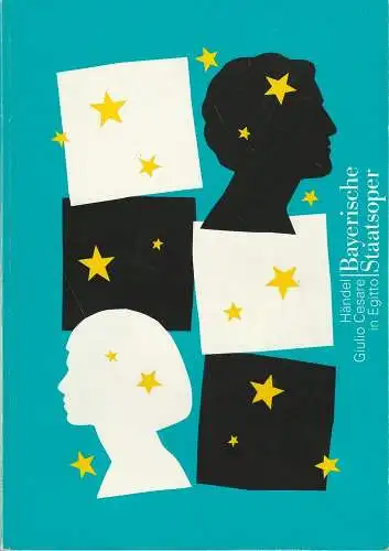 Bayerische Staatsoper, Peter Jonas, Hanspeter Krellmann, Krista Thiele, Anette Unger: Programmheft Händel GIULIO CESARE IN EGITTO Premiere 21. März 1994 Nationaltheater München Spielzeit 1993 / 94 (18). 